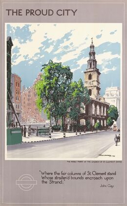The Proud City – The Noble Fabric of the Church of St. Clement Danes — size preview