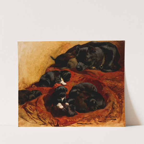 The Proud Mother by Henriëtte Ronner-Knip