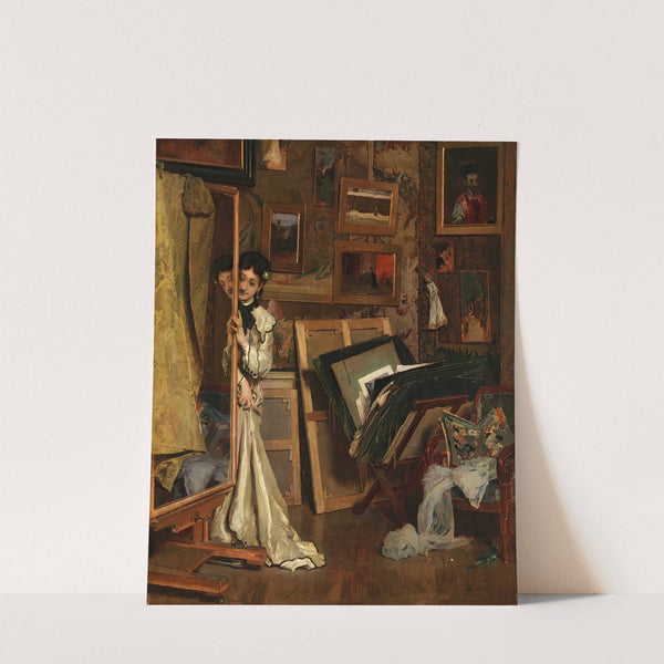 The Psyché (My Studio) (ca 1871) by Alfred Stevens