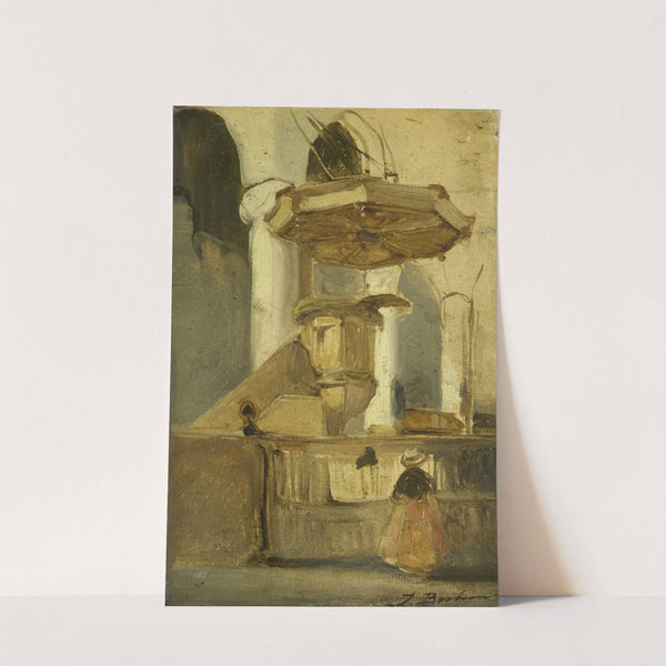 The Pulpit of the Church in Hoorn by Johannes Bosboom