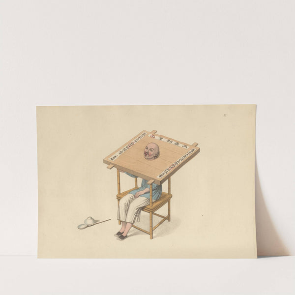 The punishment of the wooden collar by George Henry Mason