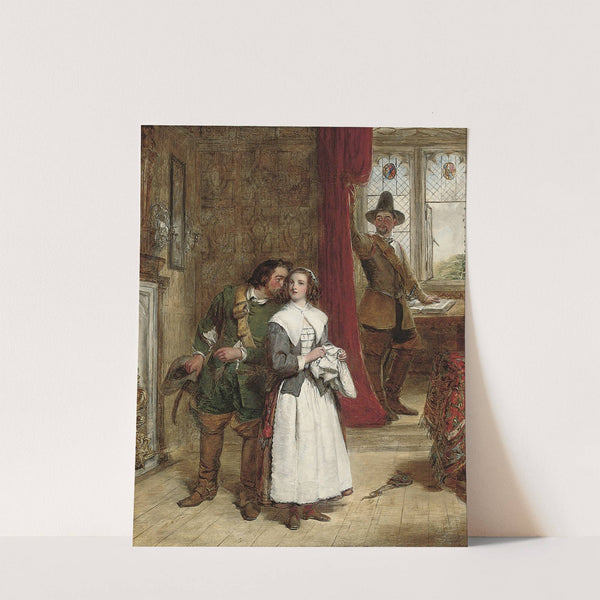 The puritan's daughter by William Powell Frith