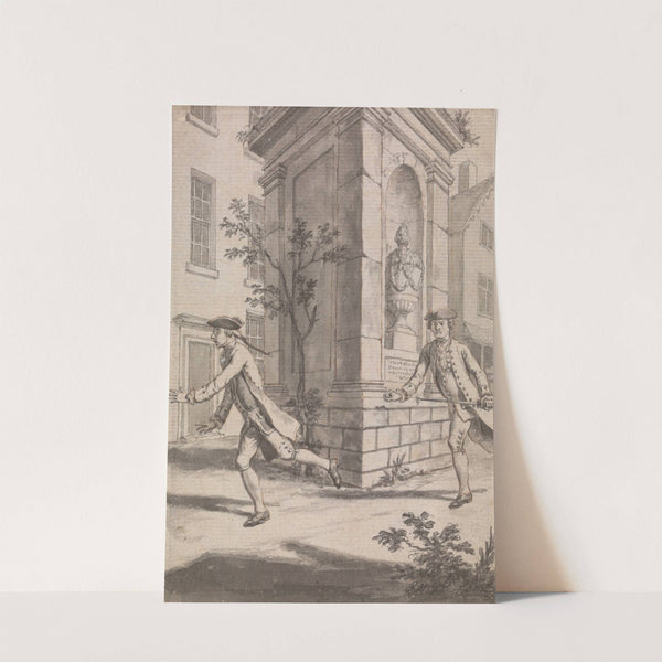 The Pursuit (Probably a Design for The Tyburn Chronicle) by Samuel Wale