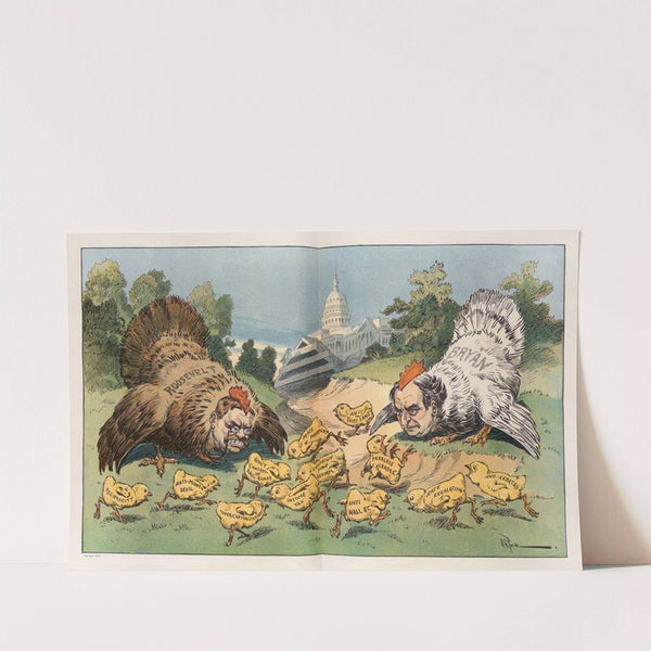 The puzzled chicks by John Samuel Pughe