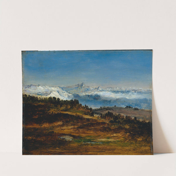 The Pyrenees, the Peak of the Midi de Bigorre by Narcisse-Virgile Diaz de La Peña