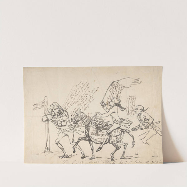 The Q A loaded with the spoils of India and Britain, March 6, 1788 by Thomas Rowlandson