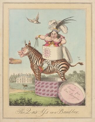 The Q-n’s ass in a band-box (1821)