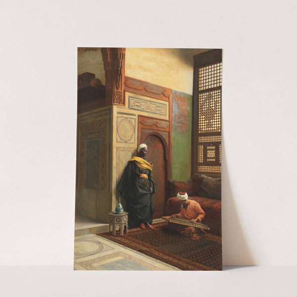 The Qanun Player by Ludwig Deutsch