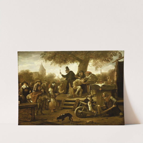 The quack (1650 - 1660) by Jan Steen