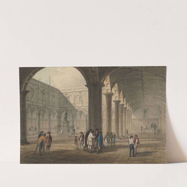 The Quadrangle of the Royal Exchange by John Preston Neale