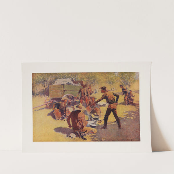 The quarrel (1912) by Frederic Remington