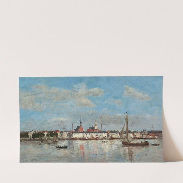 The Quay at Antwerp (1874) by Eugène Boudin