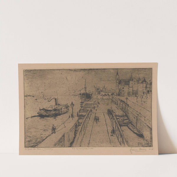 The Quay at the Steen by Frans Hens