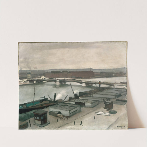 The Quays at Rouen (1912) by Albert Marquet