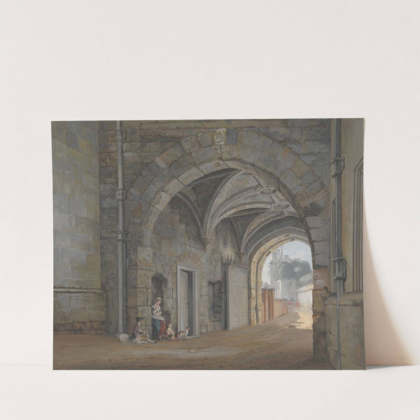 The Queen Elizabeth Gate by Paul Sandby