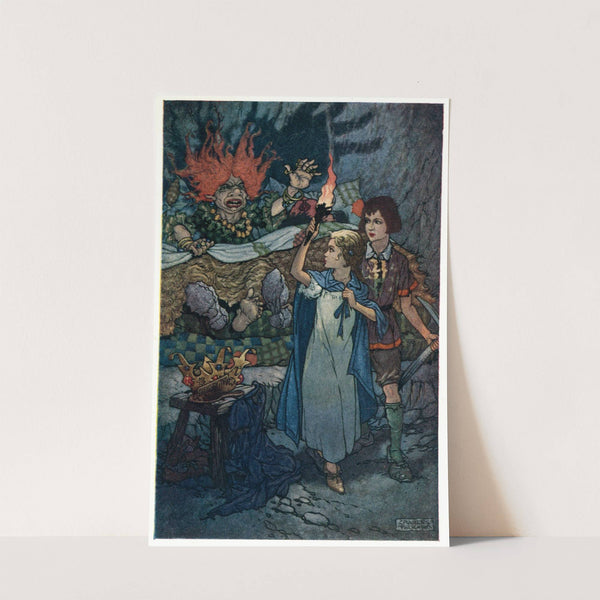 The queen gave a growl and sat up in bed (1949) by Charles Folkard