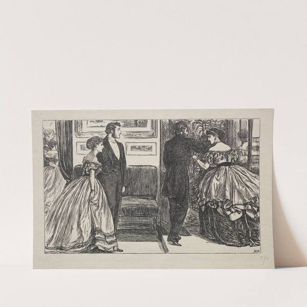 The Queen of Diamonds – How She Was Won and Lost (1866) by George Du Maurier