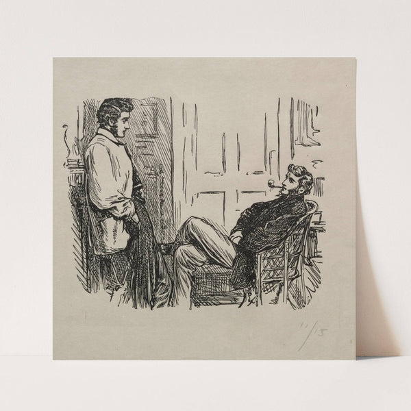 The Queen of Diamonds – How She Was Won and Lost (1866) by George Du Maurier