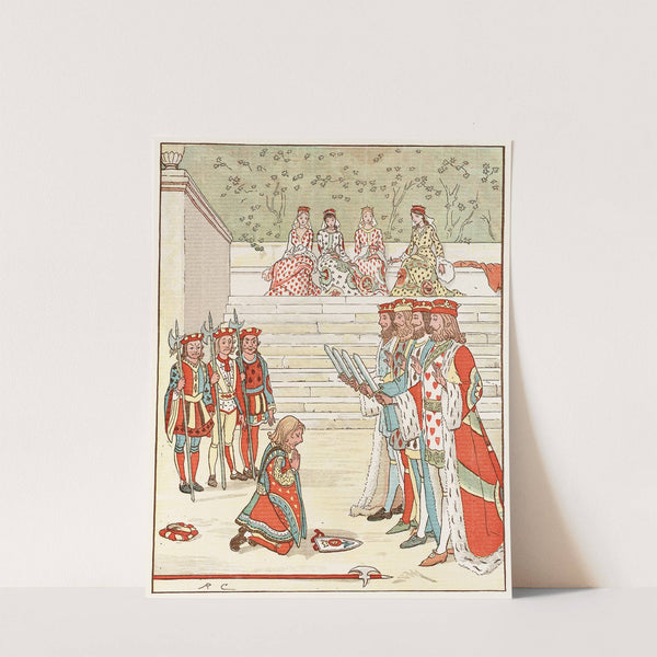 The Queen of Hearts Pl 9 by Randolph Caldecott