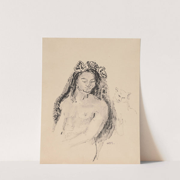 The Queen of Sheba (La Reine de Saba) by Odilon Redon