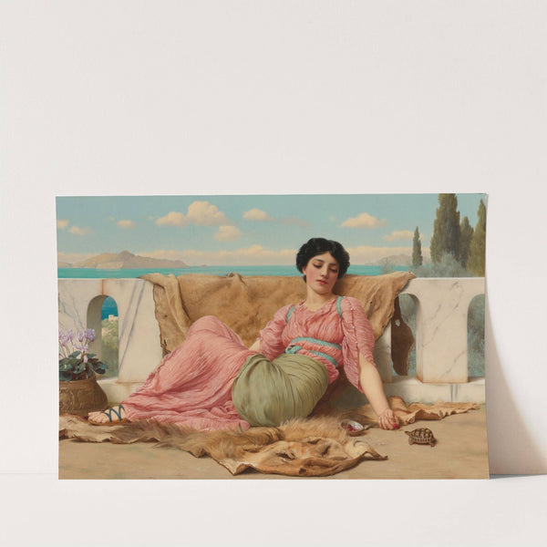 The Quiet Pet by John William Godward