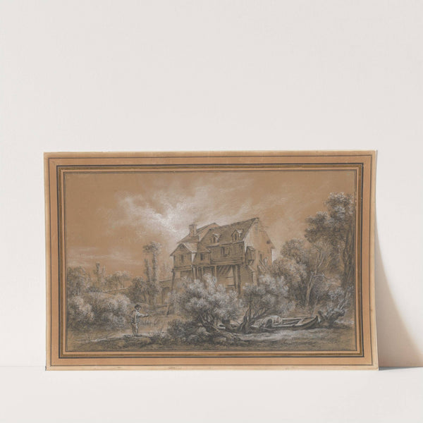 The Quiquengrogne Mill at Charenton by François Boucher