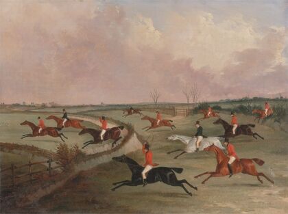 The Quorn Hunt in Full Cry; Second Horses