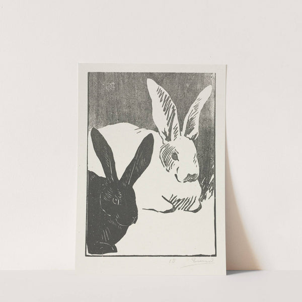 The Rabbits (1893) by Henri-Charles Guérard