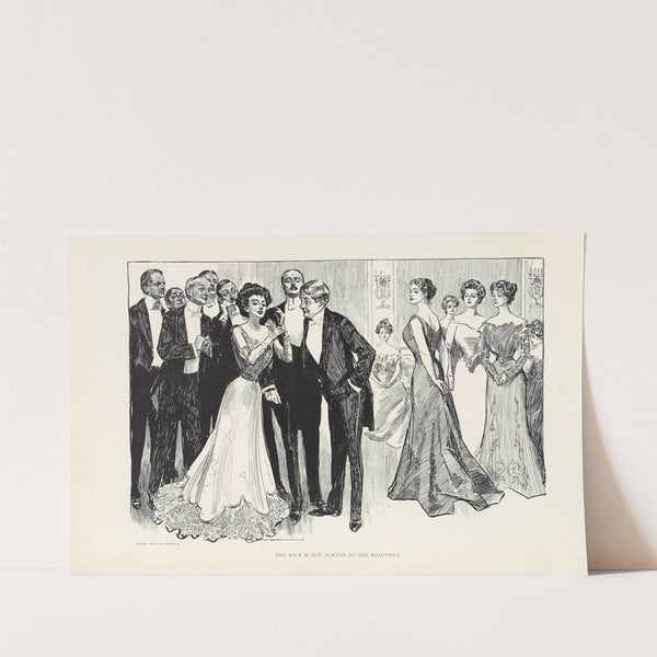 The race is not always to the beautiful (1900) by Charles Dana Gibson