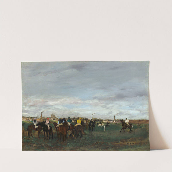 The Races (1871-1872) by Edgar Degas
