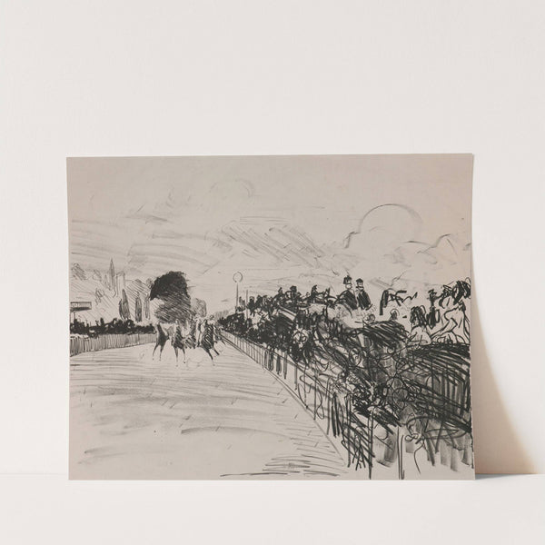 The Races (Les Courses) (1864–1865) by Édouard Manet