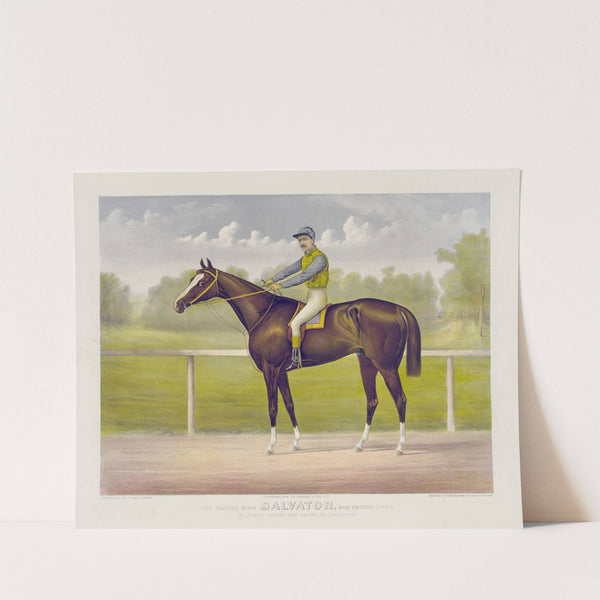 The racing King Salvator, mile record (1891) by John Cameron