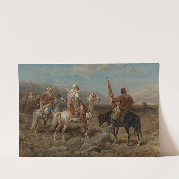 The raid by Adolf Schreyer