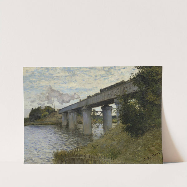 The Railroad bridge in Argenteuil (1873 - 1874) by Claude Monet