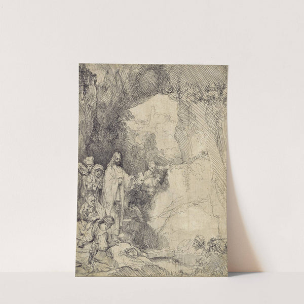 The Raising of Lazarus by Rembrandt van Rijn
