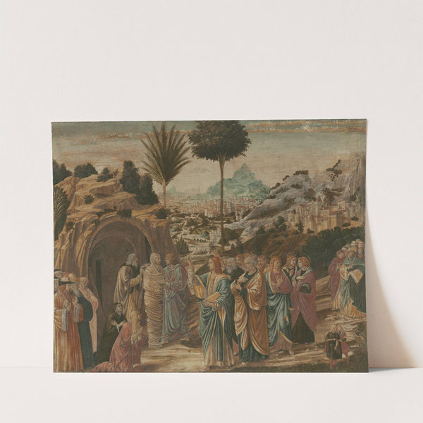 The Raising of Lazarus by Benozzo Gozzoli
