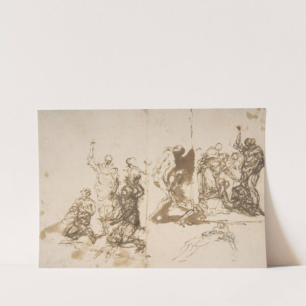 The Raising of Lazarus by Salvator Rosa