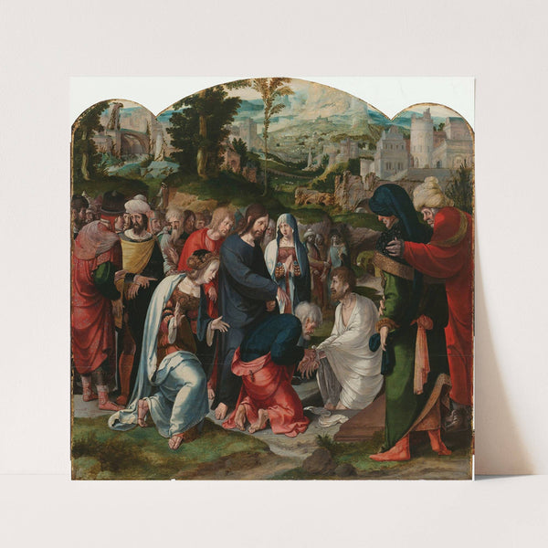 The Raising of Lazarus by Aertgen Claesz van Leyden