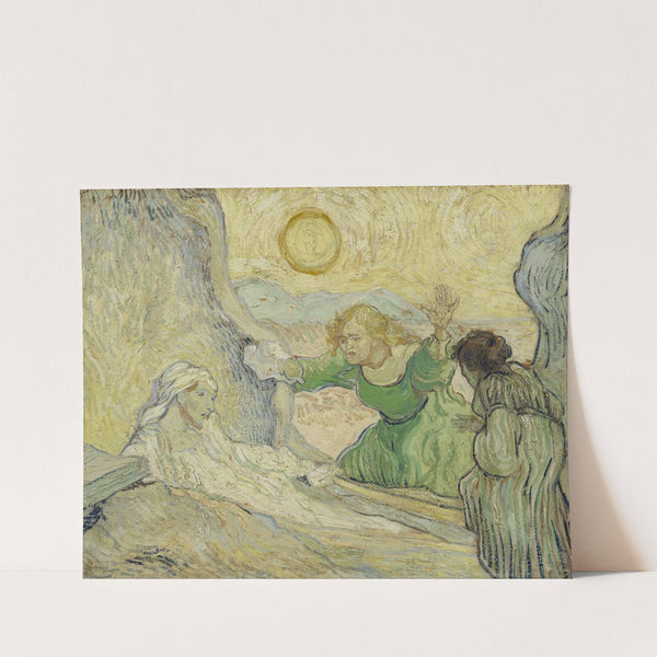 The raising of Lazarus (after Rembrandt) by Vincent van Gogh