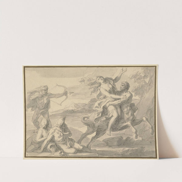 The Rape of Deianira (late 1670s) by François-Alexandre Verdier