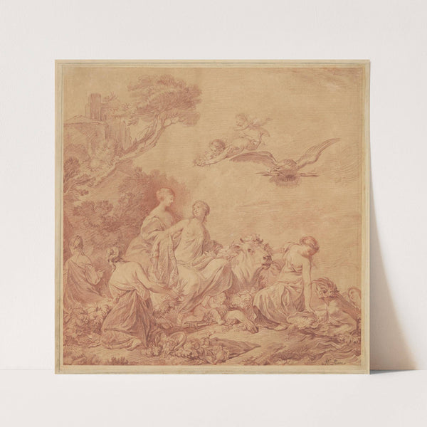 The Rape of Europa (18th century) by Jean Baptiste Marie Pierre