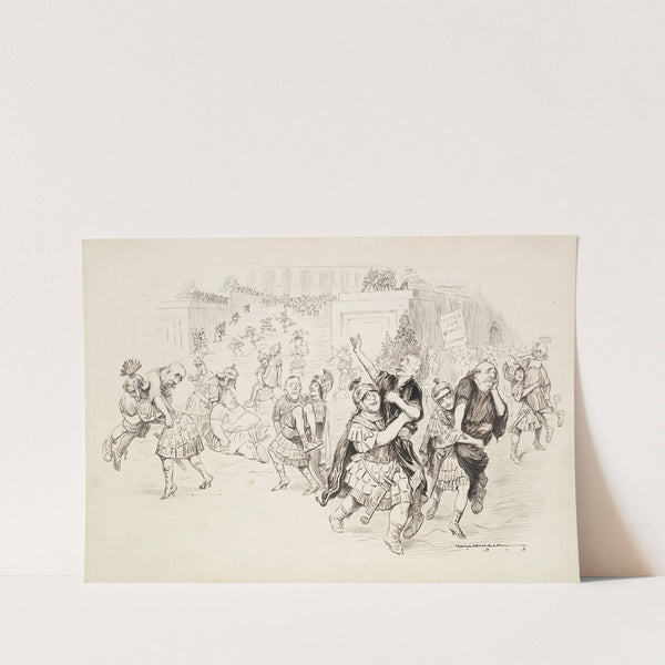 The rape of the Sabine men (1913) by William Henry Walker