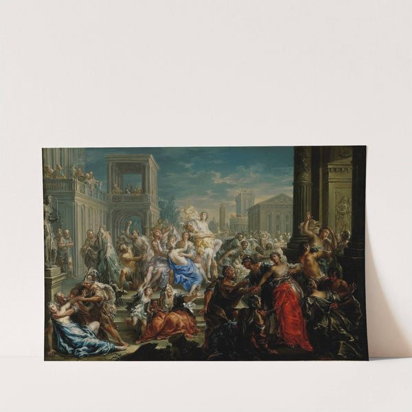 The Rape of the Sabine women by Johann Georg Platzer
