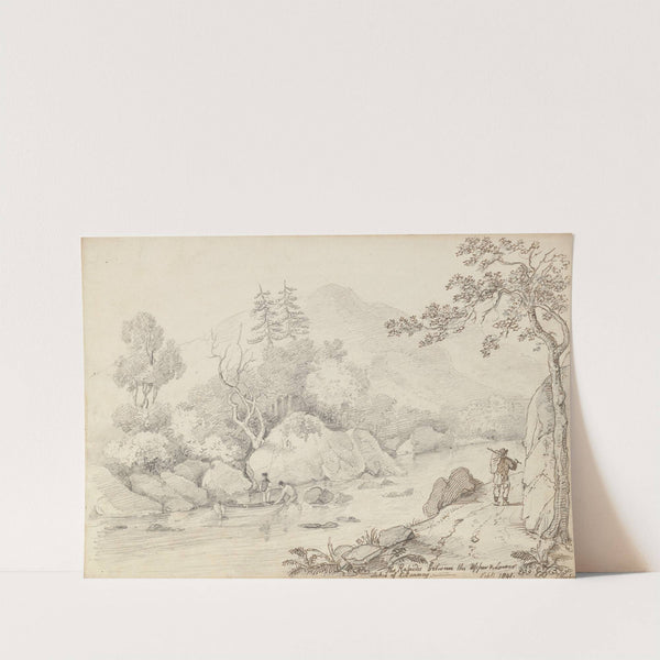 The Rapids between the Upper and Lower Lakes of Killarney, September 1841 by Thomas Hastings