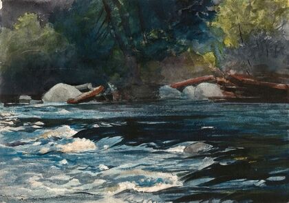 The Rapids, Hudson River, Adirondacks (1894)