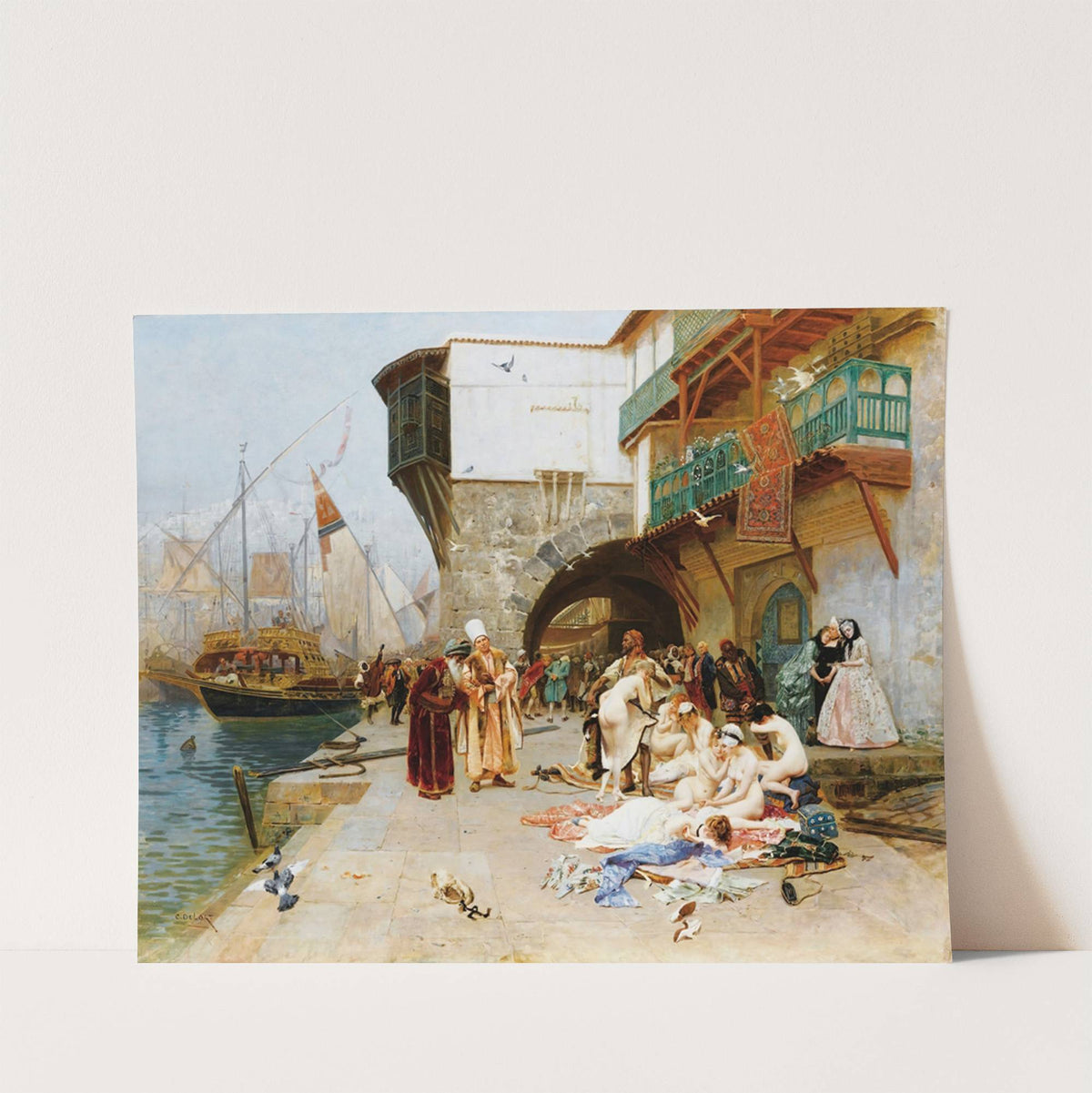 The Rapt by Charles Edouard Delort