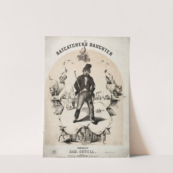 The Ratcatcher’s Daughter – Sheet Music Cover (c. 1855–70) by Winslow Homer