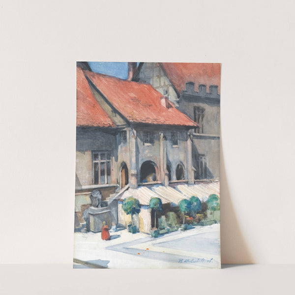 The Rathaus, Göttingen by Francis Campbell Boileau Cadell