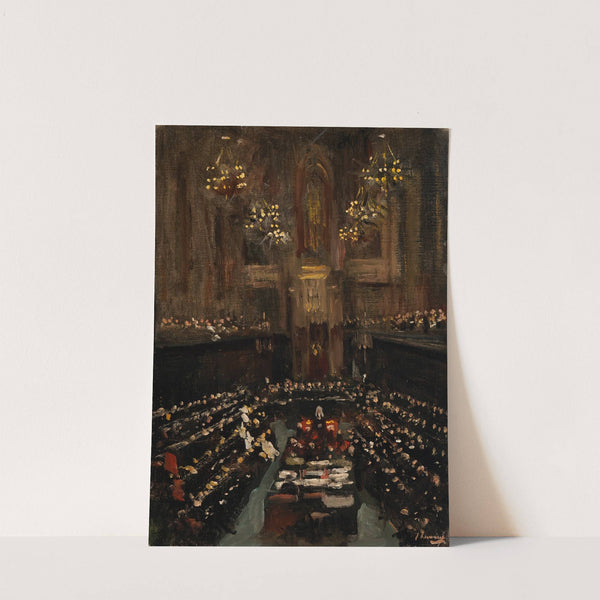 The Ratification of the Irish Treaty in the English House of Lords, 1921 (1921) by Sir John Lavery