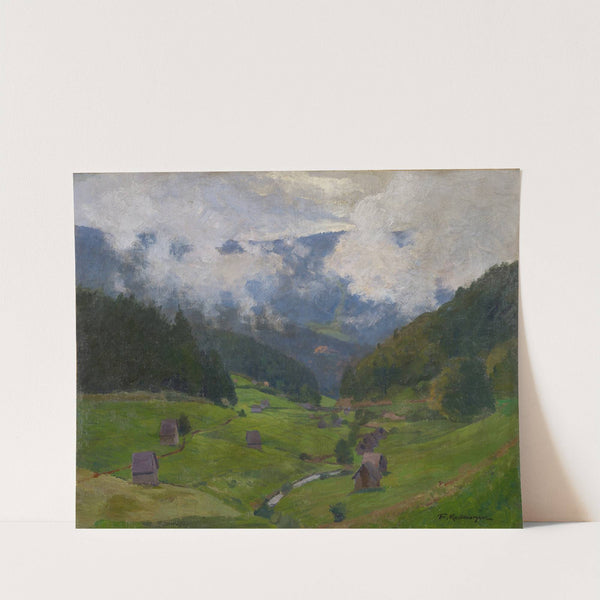 The Raumünzach Valley by Friedrich Kallmorgen